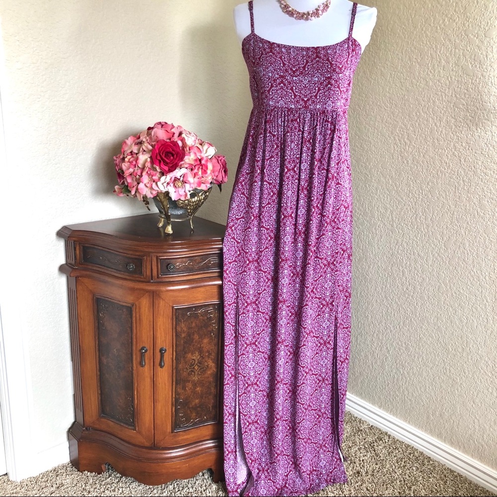 CINNAMON Spaghetti Strap Maxi Sun Dress